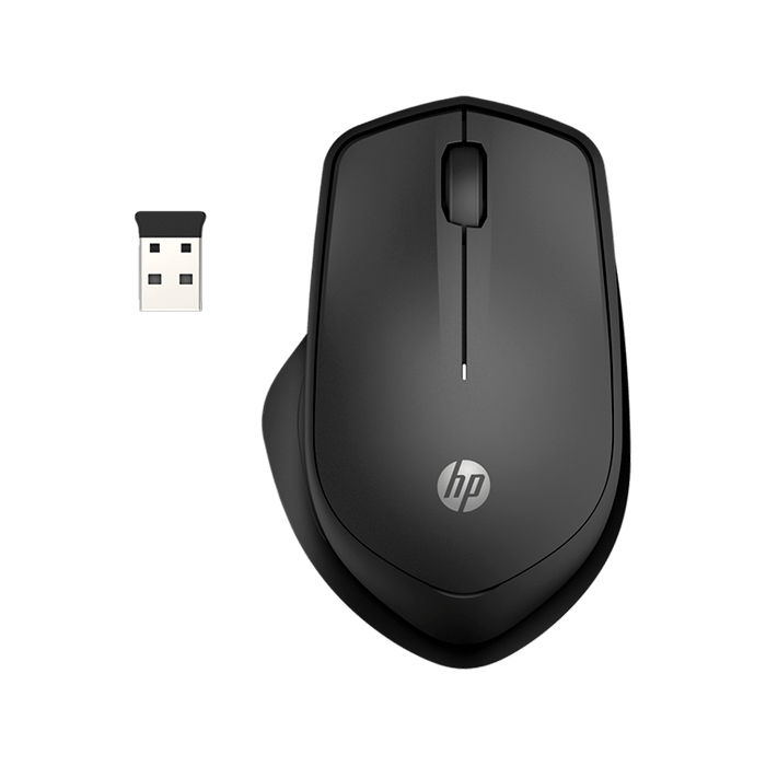 עכבר אלחוטי HP 280 silent Mouse Bluetooth - צבע שחור שנתיים אחריות עי היבואן הרשמי