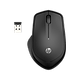 עכבר אלחוטי HP 280 silent Mouse Bluetooth - צבע שחור שנתיים אחריות ע"י היבואן הרשמי