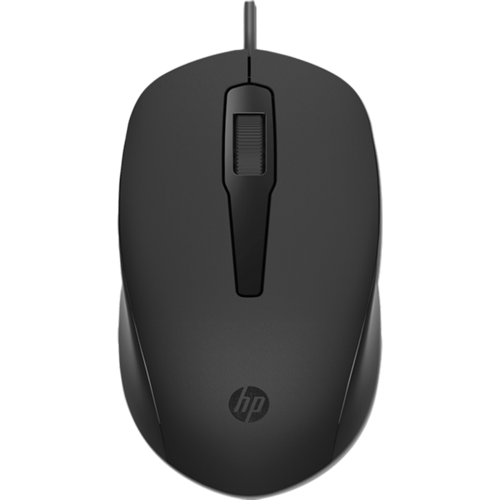 עכבר חוטי HP 150  - צבע שחור שנתיים אחריות עי היבואן הרשמי