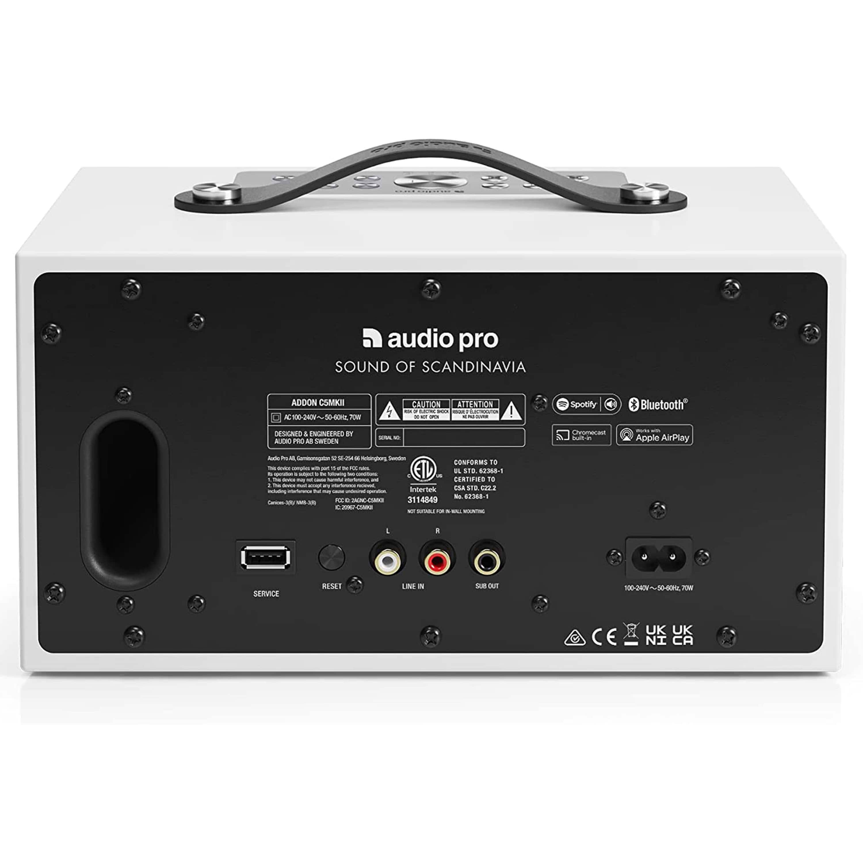 רמקול  Audio Pro Addon C5 Mkii - צבע לבן שנתיים אחריות ע