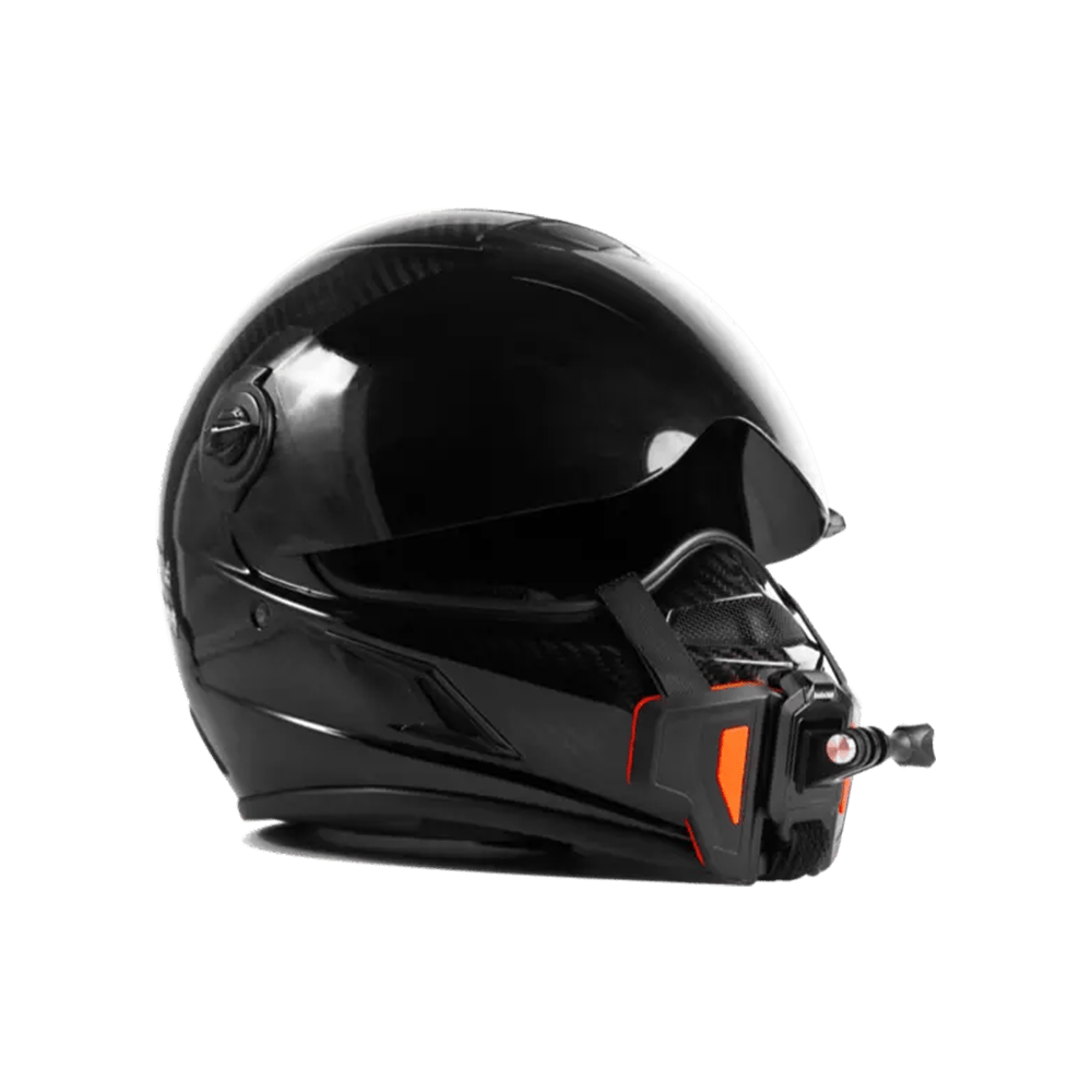 תושבת סנטר לקסדה Insta360 Helmet Chin Mount - צבע שחור שנה אחריות ע