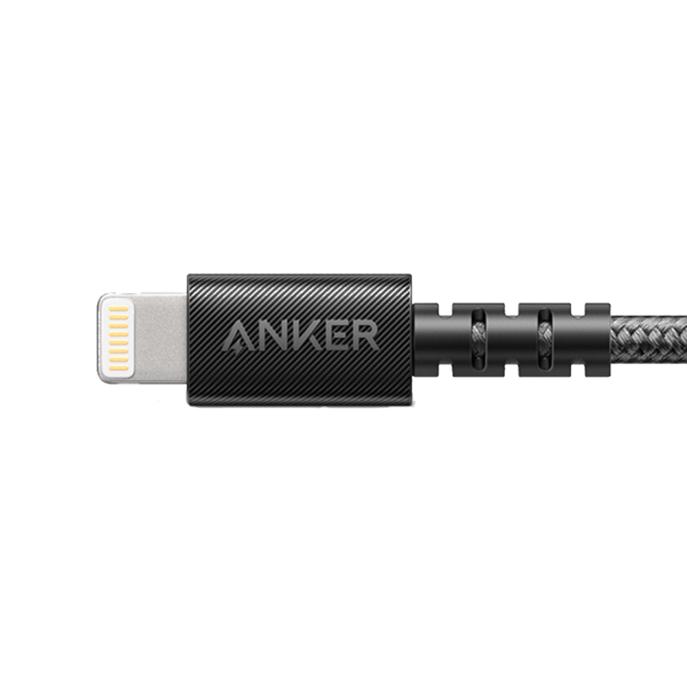 כבל 1 מטר לאייפון  Anker Powerline Select Plus MFI A-L  - צבע שחור שנה אחריות ע