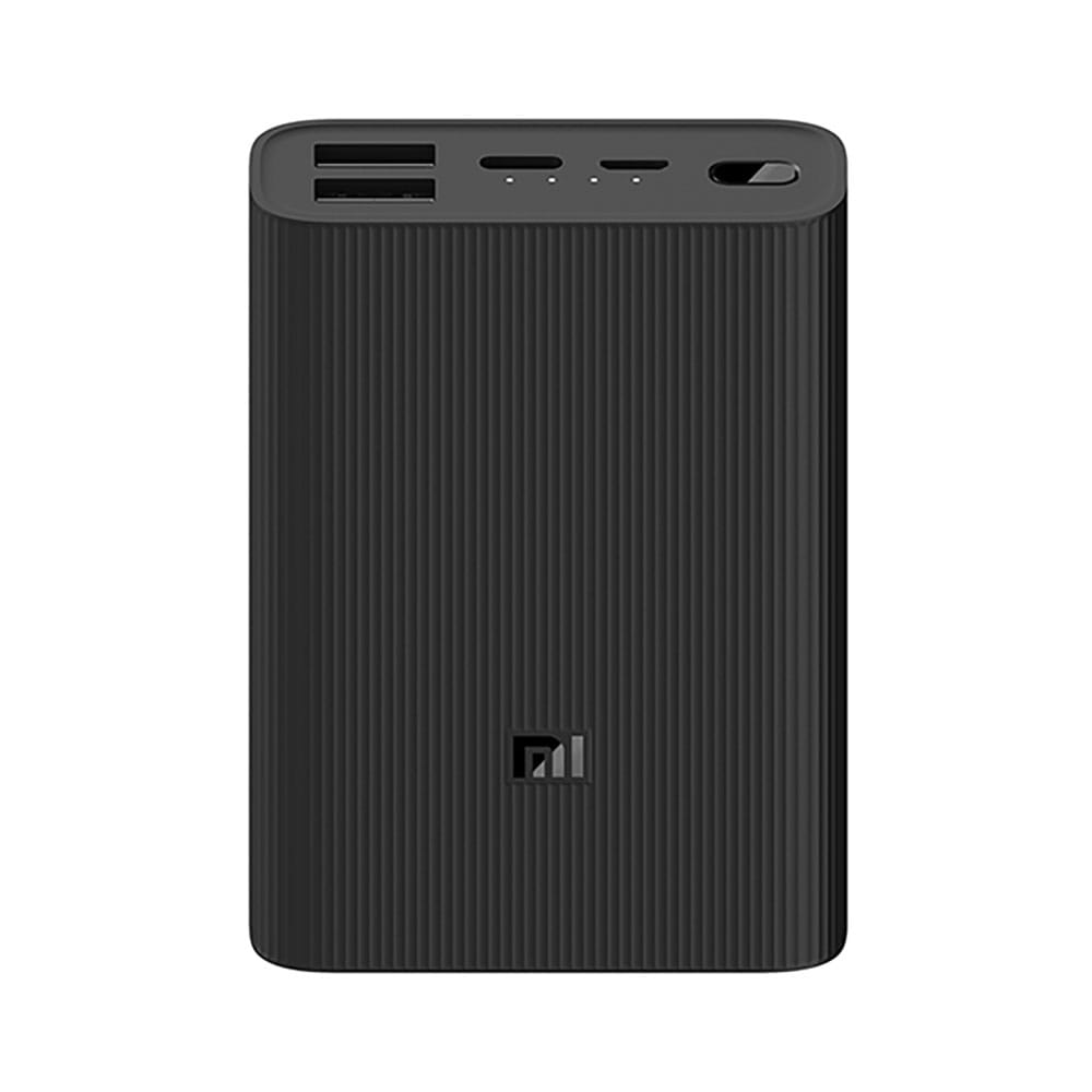 סוללת גיבוי Xiaomi Mi Power Bank 3 Ultra Compact 10000mAh - צבע שחור שנה אחריות ע
