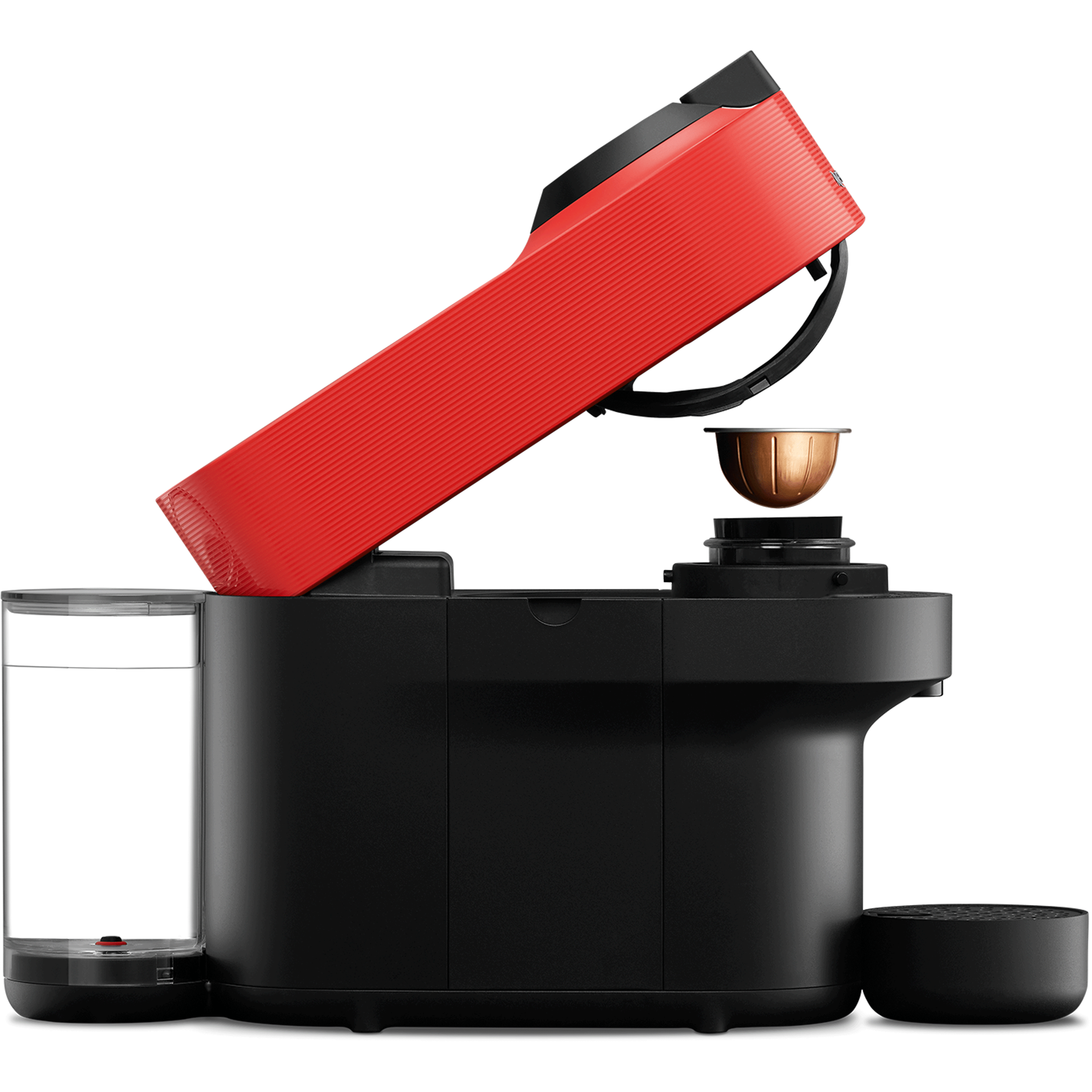 מכונת קפה נספרסו  ורטו פופ בגוון אדוםGCV2-IL-RE-NE