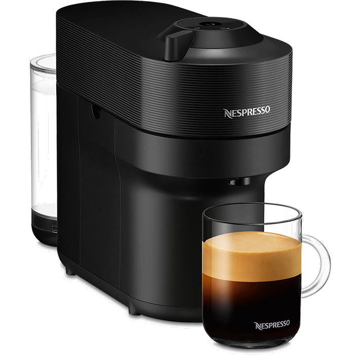 מכונת קפה Nespresso Vertuo Pop GDV2-IL-BK-NE - צבע שחור שנה אחריות עי היבואן הרשמי
