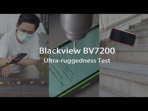 סמארטפון קשיח Blackview BV7200 128GB 6GB RAM - צבע שחור שנתיים אחריות ע