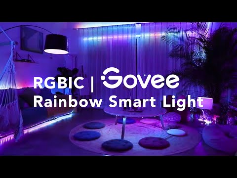 תאורה חכמה Govee RGBIC Wi-Fi + BT LED Strip Lights Protective - שנה אחריות ע