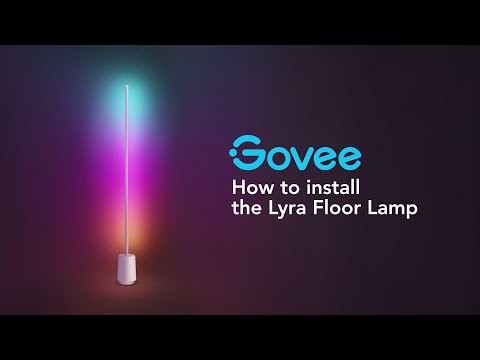 תאורה חכמה Govee RGBICW Smart Corner Floor Lamp - שנה אחריות ע