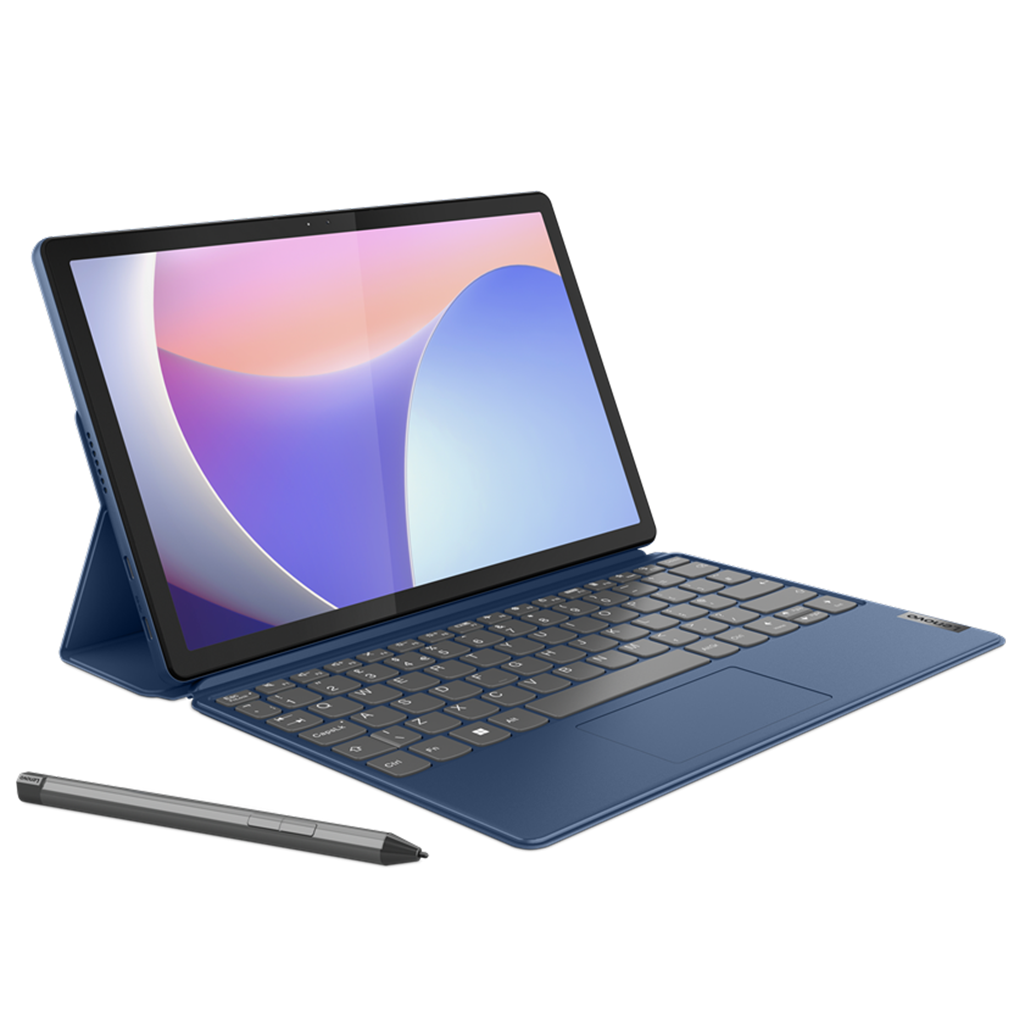 מחשב נייד עם מסך מגע Lenovo IdeaPad Duet 3 11IAN8 - 82XK002TIV - N200 256GB SSD 8GB RAM Windows 11 Pro - צבע כחול שנה אחריות ע