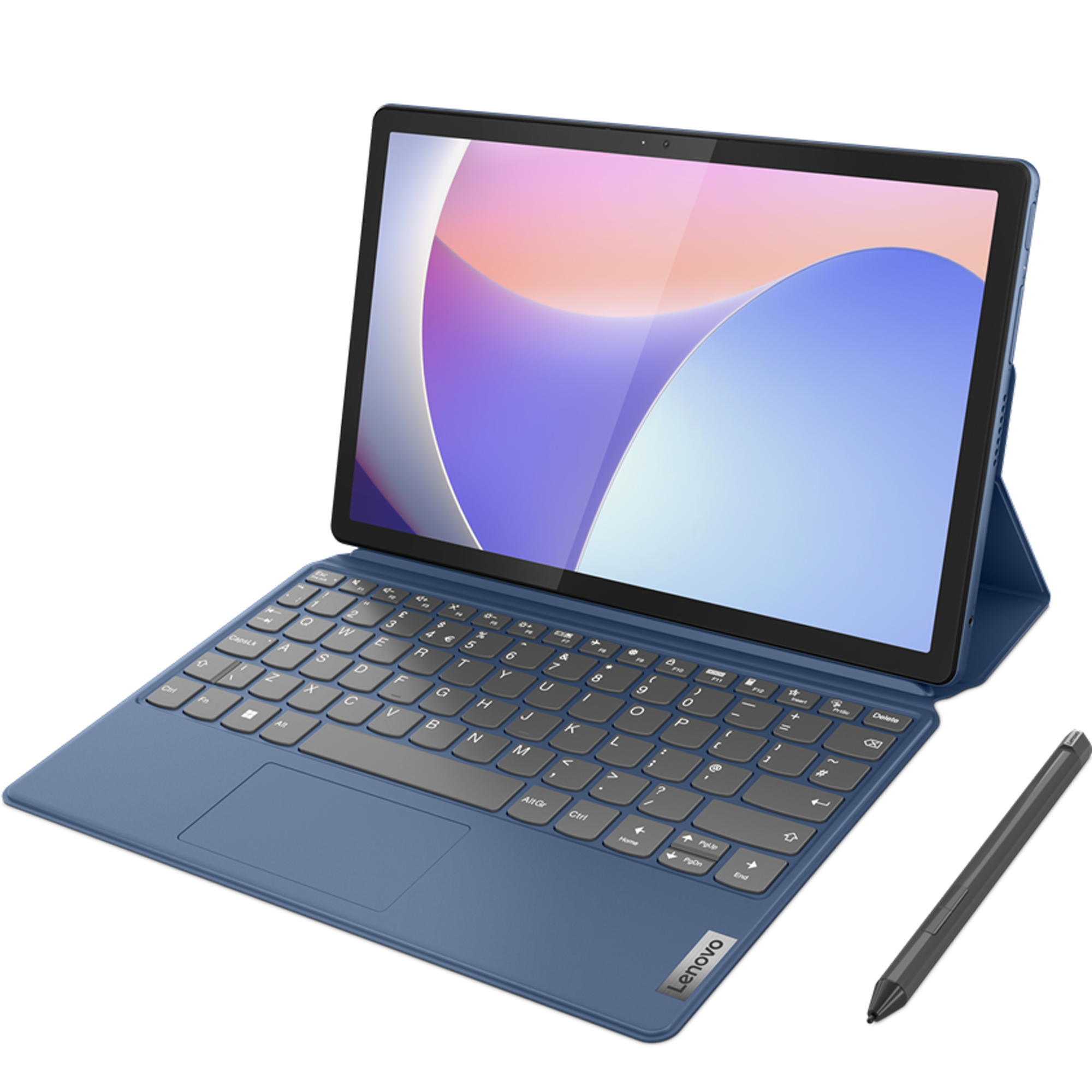 מחשב נייד עם מסך מגע Lenovo IdeaPad Duet 3 11IAN8 - 82XK002TIV - N200 256GB SSD 8GB RAM Windows 11 Pro - צבע כחול שנה אחריות ע