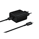 מטען קיר מקורי Samsung 45W עם כבל USB Type-C ל-USB Type-C - צבע שחור