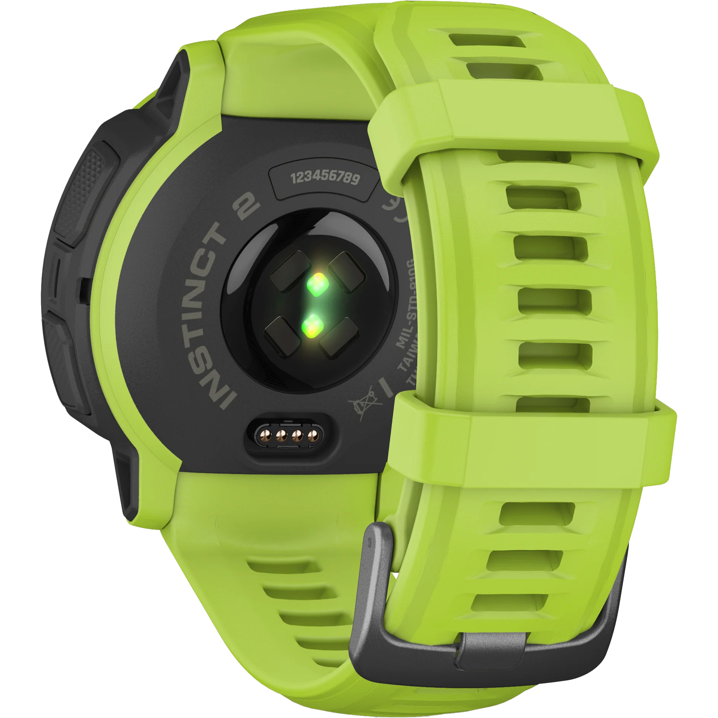 שעון ספורט חכם Garmin Instinct 2 45mm - צבע ירוק ליים שנתיים אחריות ע