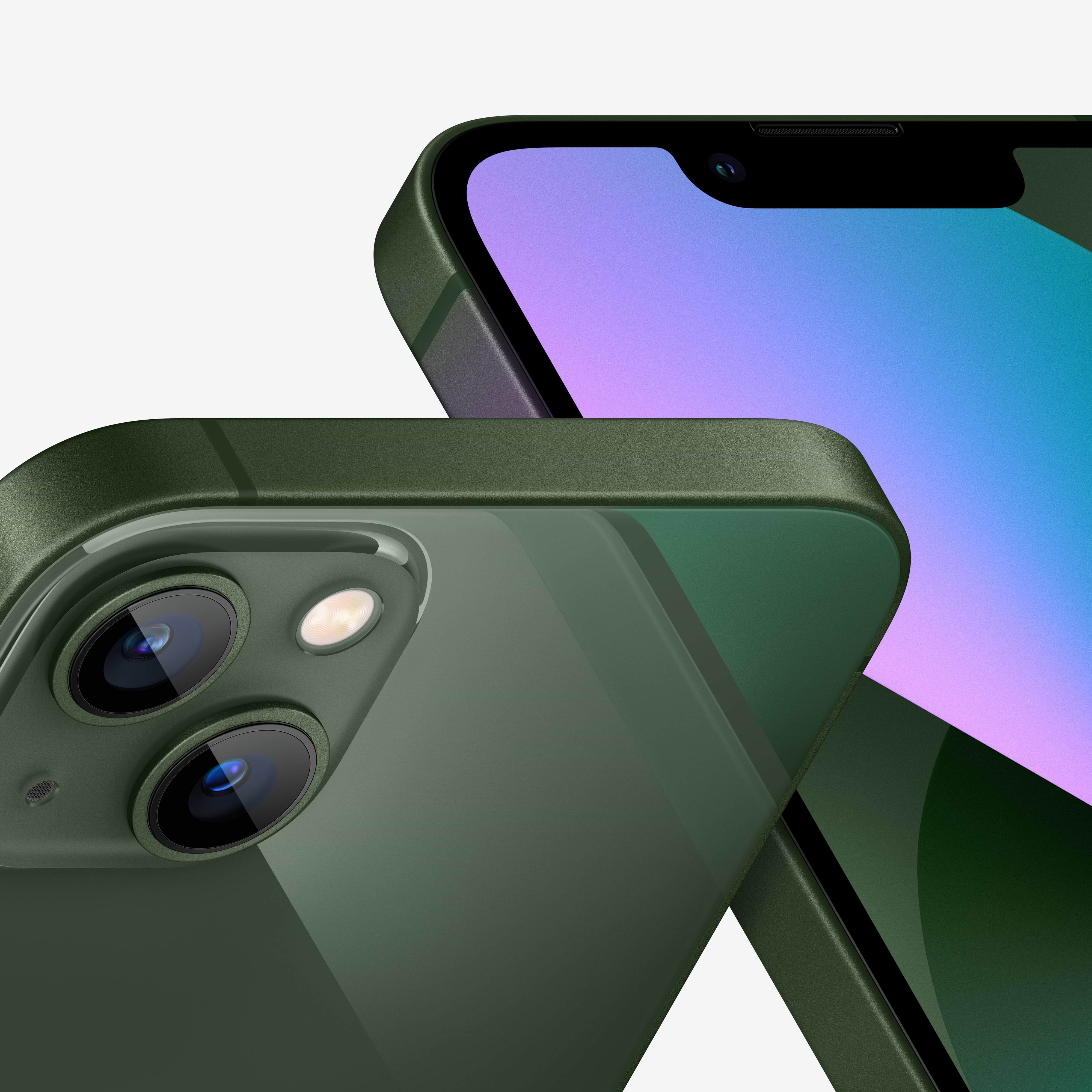 סמארטפון Apple iPhone 13 512GB - צבע ירוק שנה אחריות ע
