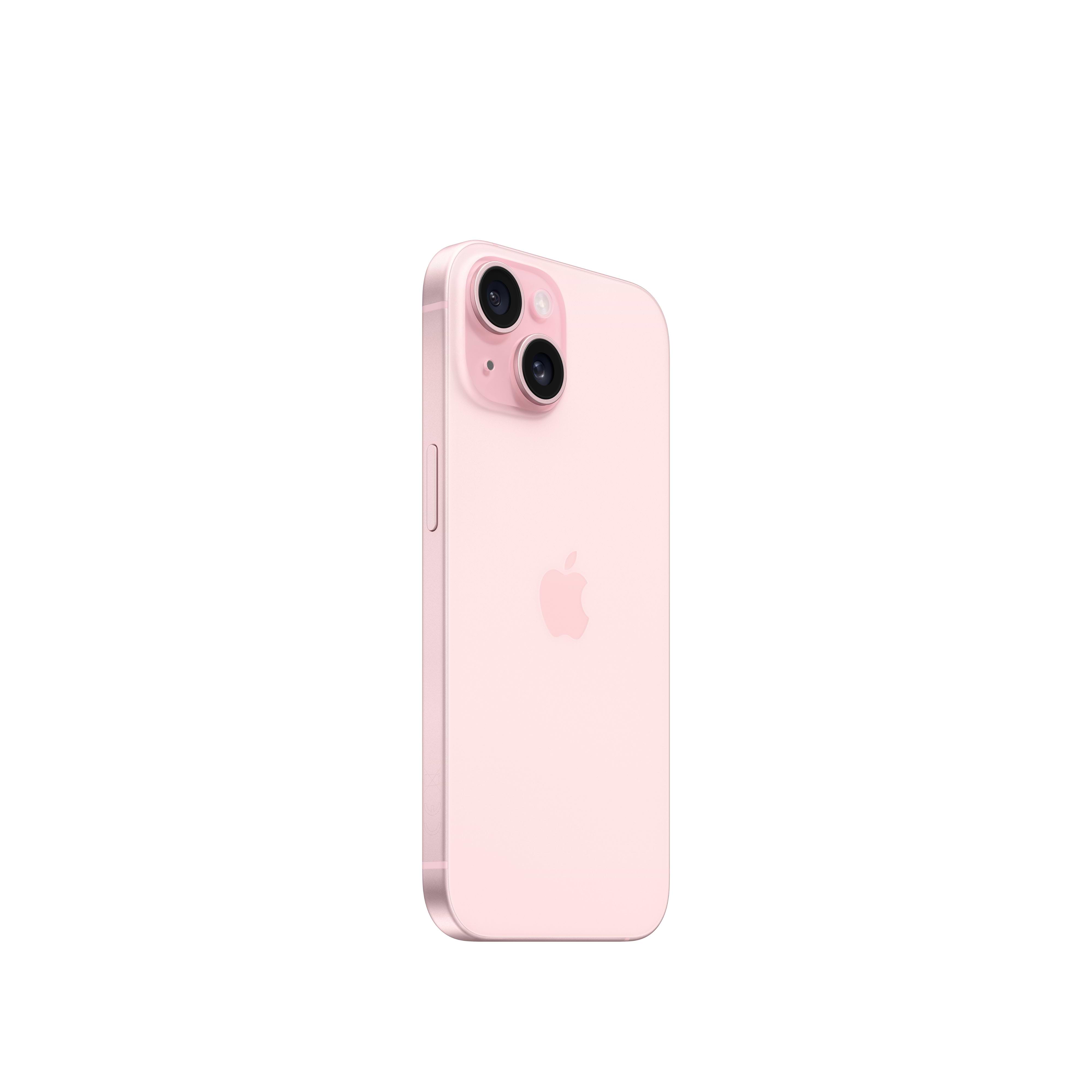 טלפון סלולרי Apple iPhone 15 128GB - צבע ורוד שנה אחריות ע״י היבואן הרשמי