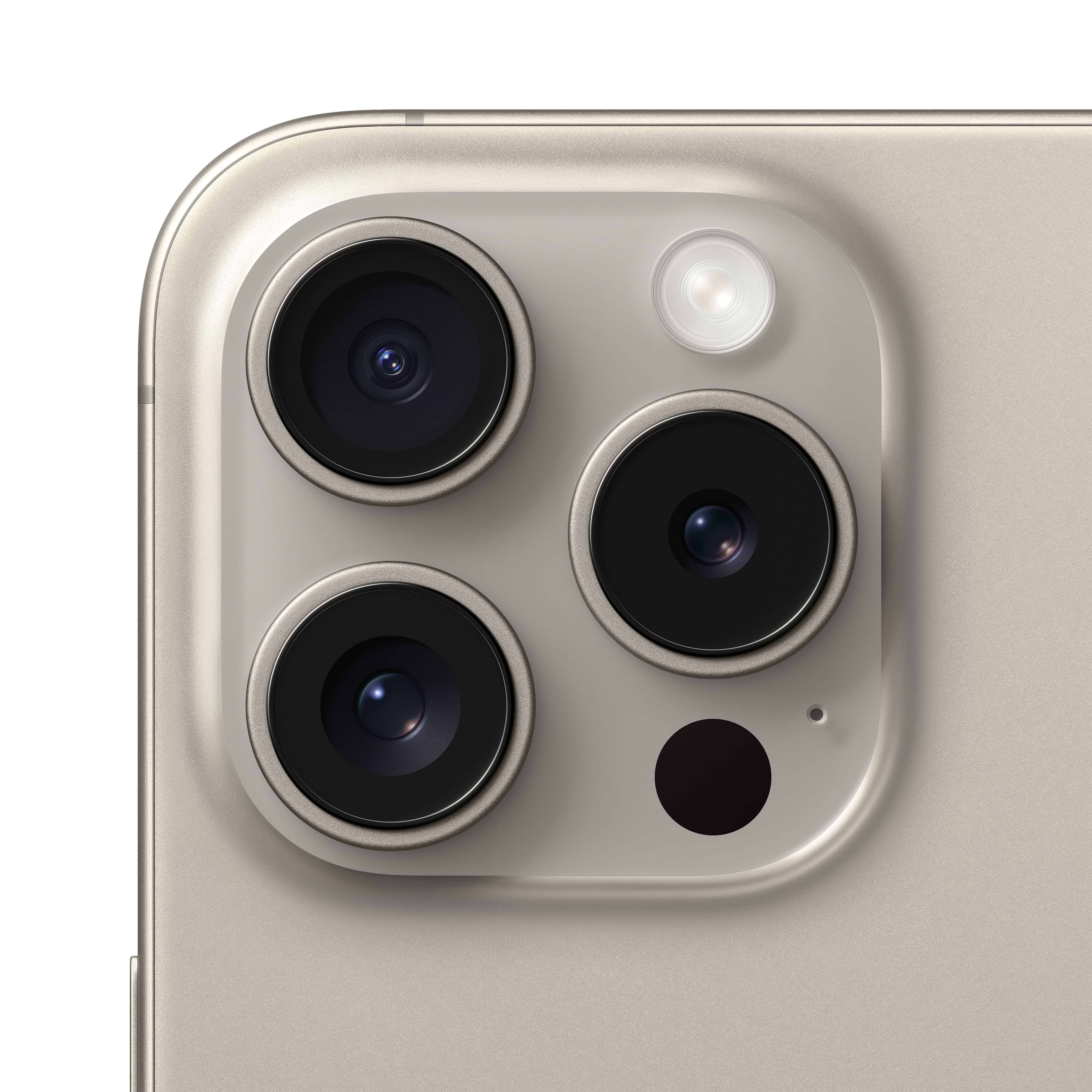 סמארטפון Apple iPhone 15 Pro 256GB - צבע טיטניום טבעי שנה אחריות ע״י היבואן הרשמי 