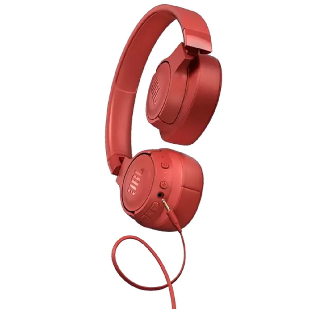   אוזניות קשת אלחוטיות עם מסנן רעשים JBL Tune 750BT NC  צבע אדום שנה אחריות ע