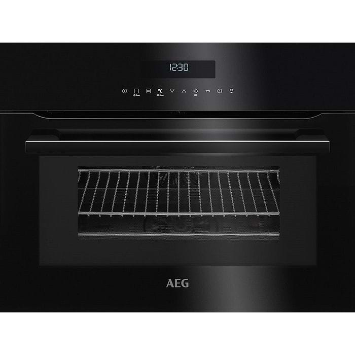 תנור בנוי+מיקרוגל דגם AEG KME76100B צבע שחור