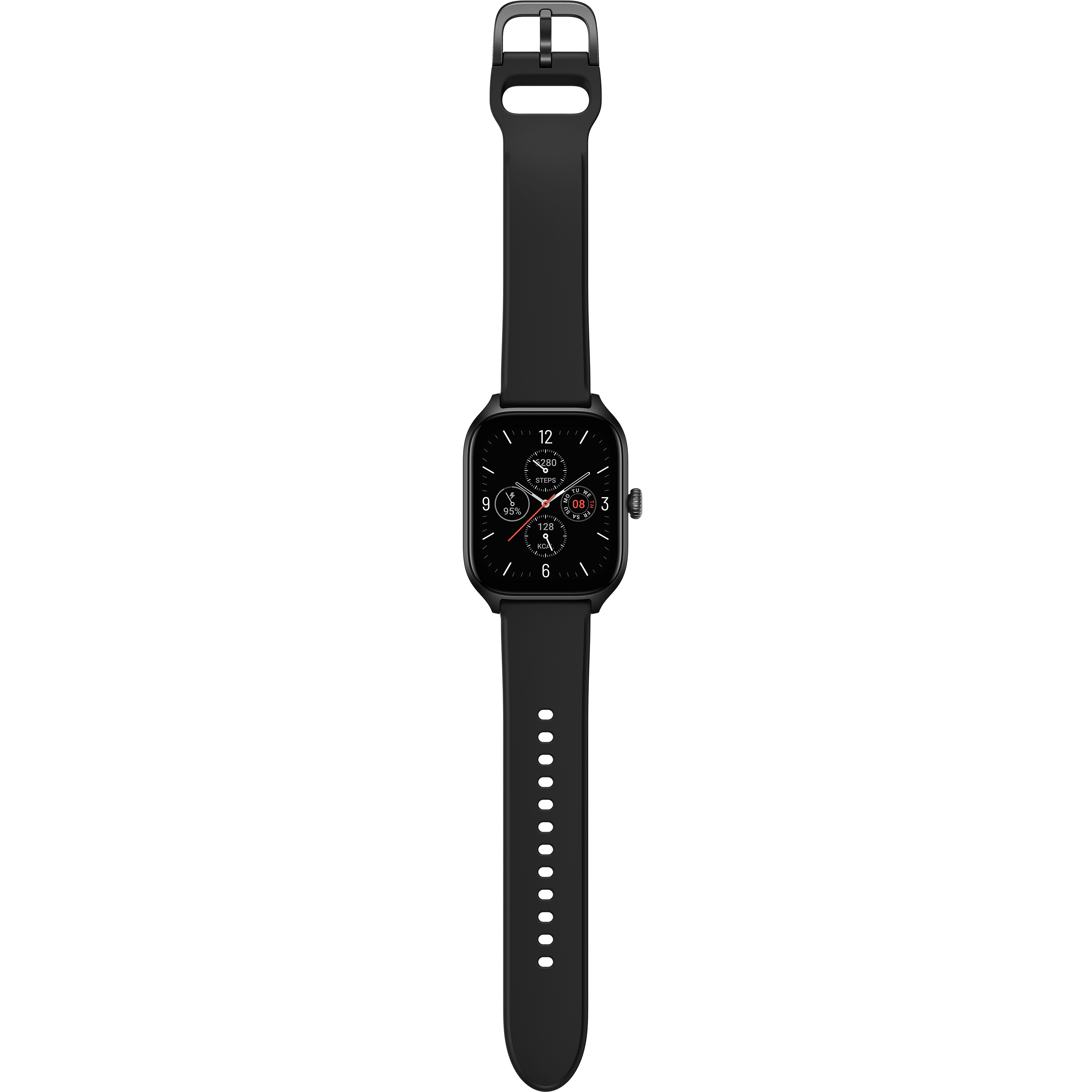 שעון חכם Amazfit GTS 4 - צבע שחור אינסופי שנה אחריות ע
