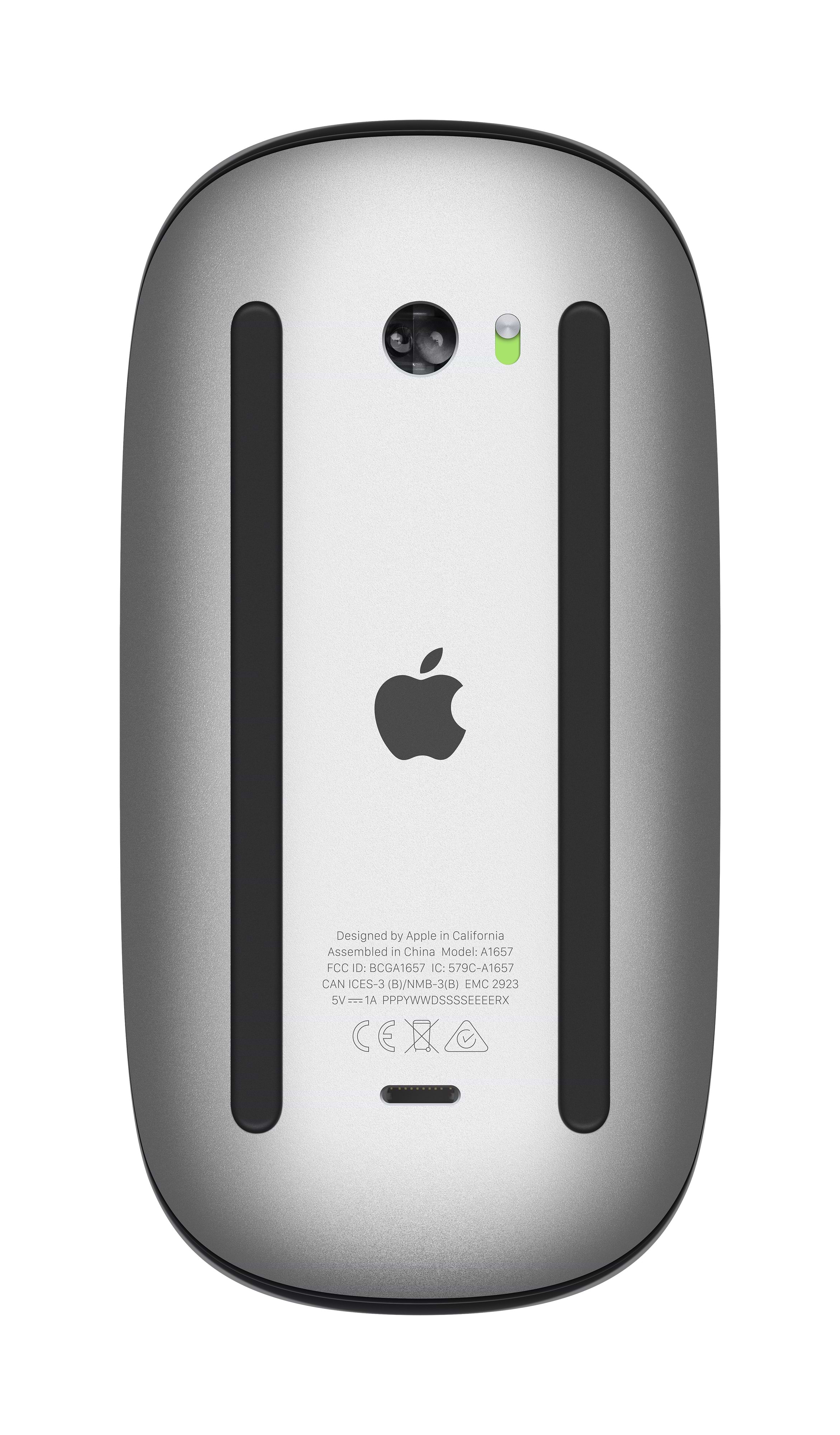 עכבר אלחוטי Apple Magic Mouse Black Multi-Touch Surface - צבע שחור שנה אחריות ע