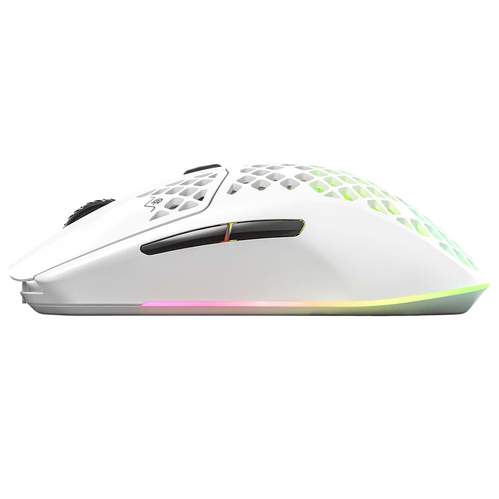 עכבר אלחוטי SteelSeries Aerox 3 Wireless - צבע לבן שנתיים אחריות ע