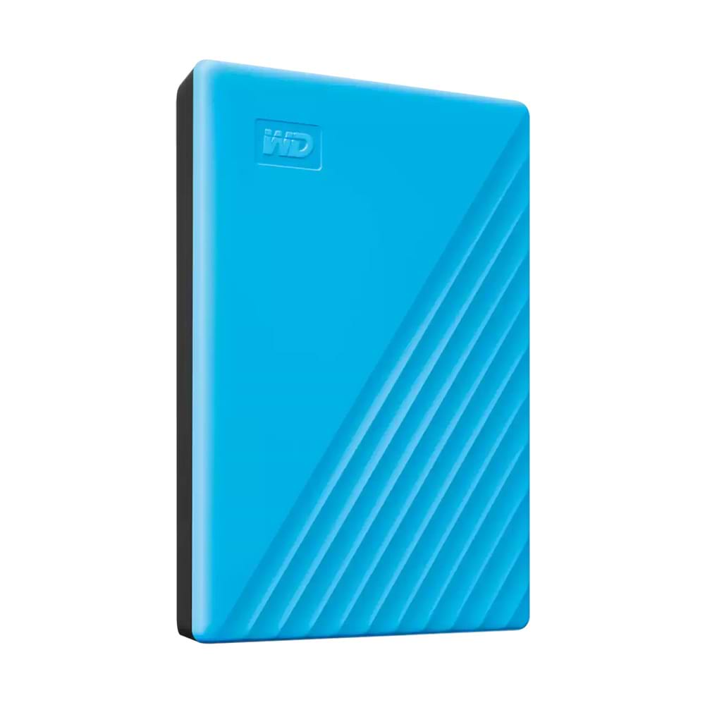 כונן קשיח חיצוני WD My Passport Worldwide WDBYVG0020BBL 2TB USB 3.2 - צבע כחול שלוש שנות אחריות ע
