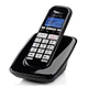 טלפון אלחוטי עם עברית Motorola S3001 - צבע שחור שנה אחריות ע"י היבואן הרשמי