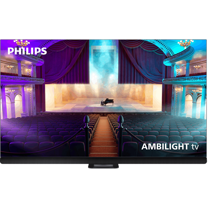 טלוויזיה חכמה 77 Philips 77OLED908/12 Smart 4K OLED - שנתיים אחריות עי היבואן הרשמי 
