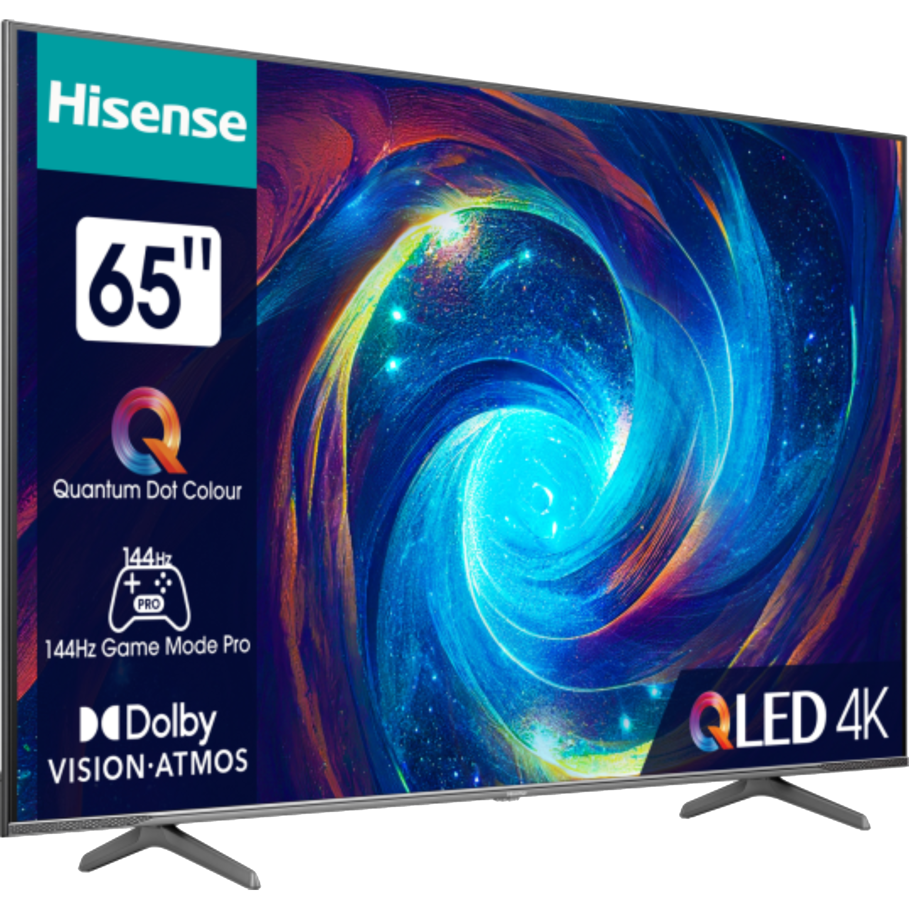 טלוויזיה חכמה 65 אינץ' Hisense 65E7KQ PRO Smart TV 4k QLED - שלוש שנים אחריות ע