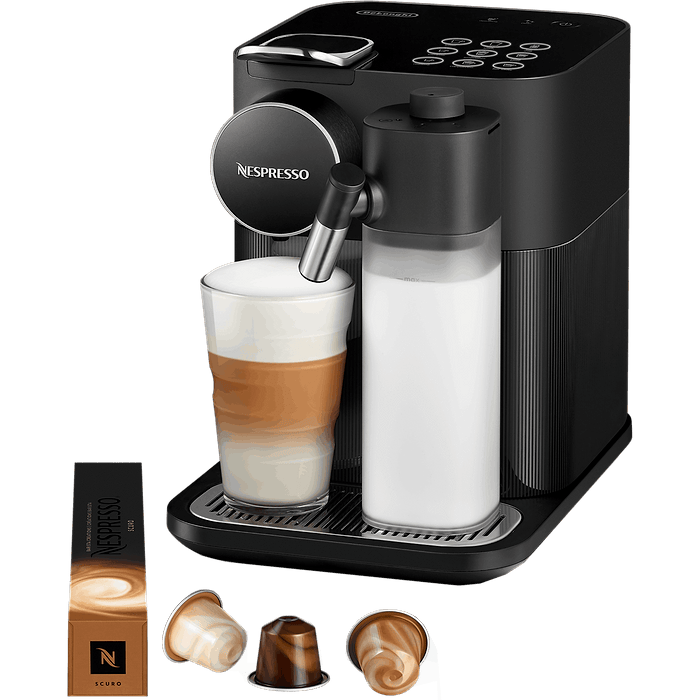 מכונת קפה נספרסו Nespresso Gran lattissima F541 שחור -שנה אחריות עי היבואן הרשמי
