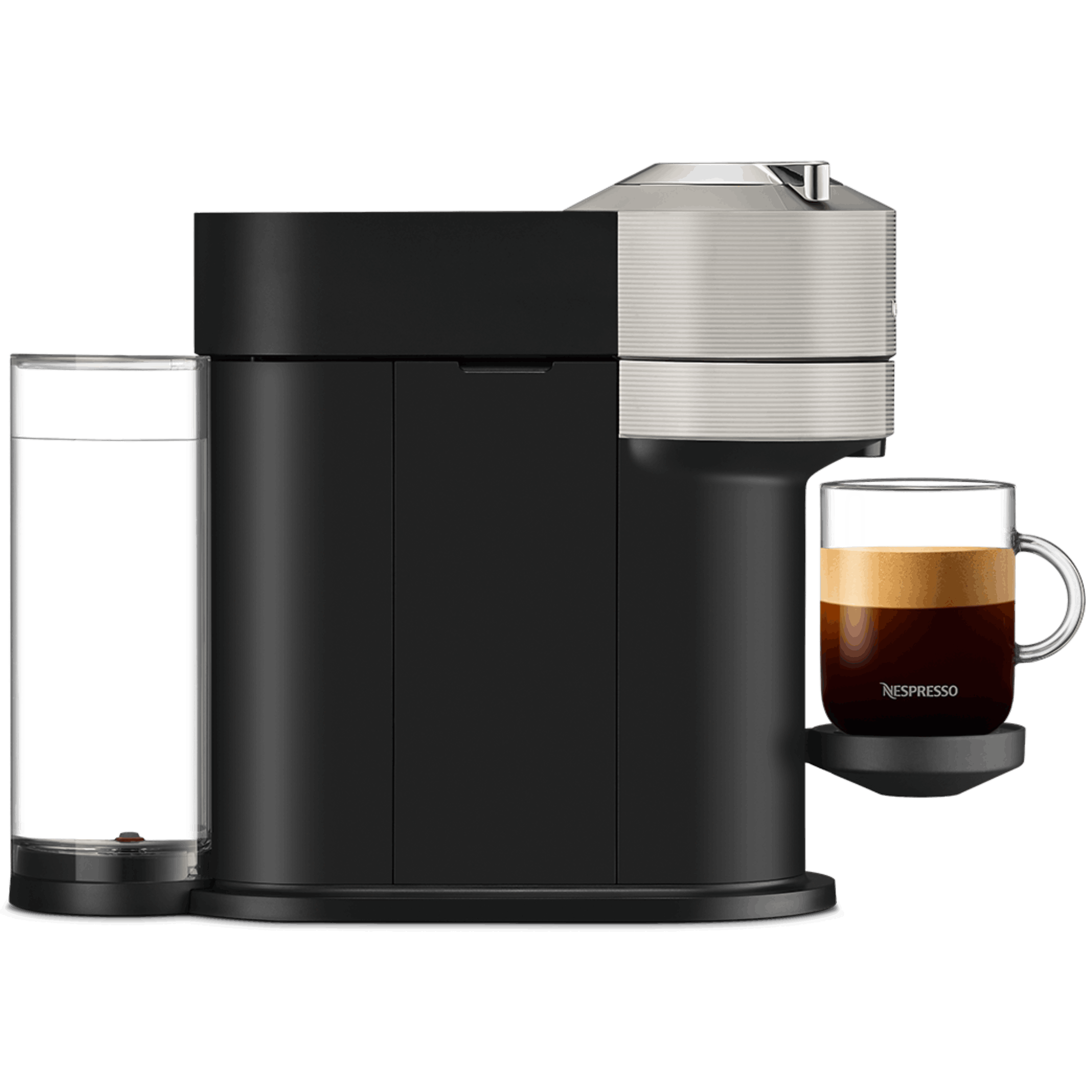 מכונת קפה Nespresso GCV1 Vertuo Next - צבע אפור בשילוב שחור שנה אחריות ע