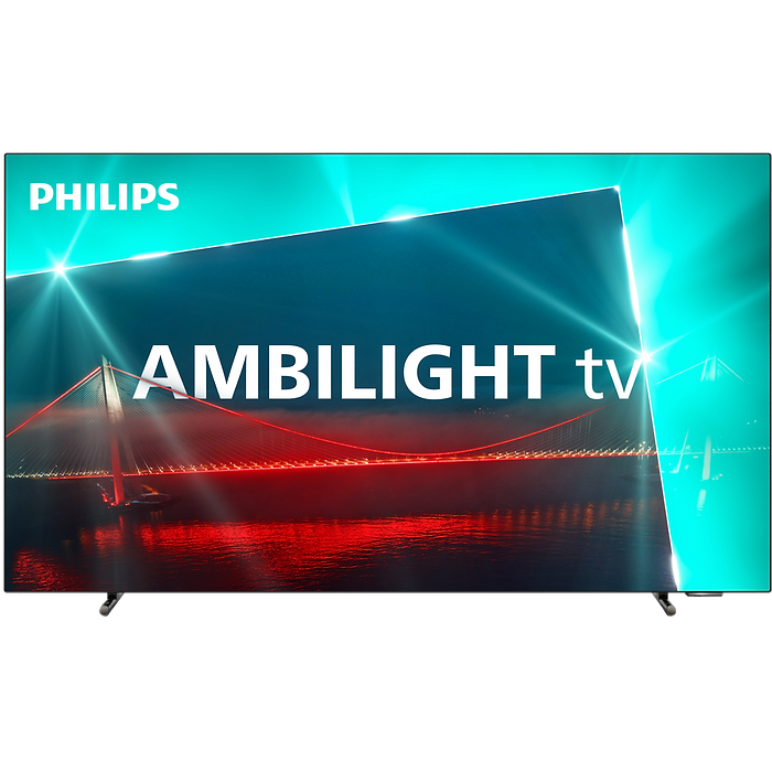 טלוויזיה חכמה 55 Philips OLED 4K HD 55OLED718/12 - שנתיים אחריות עי היבואן הרשמי 