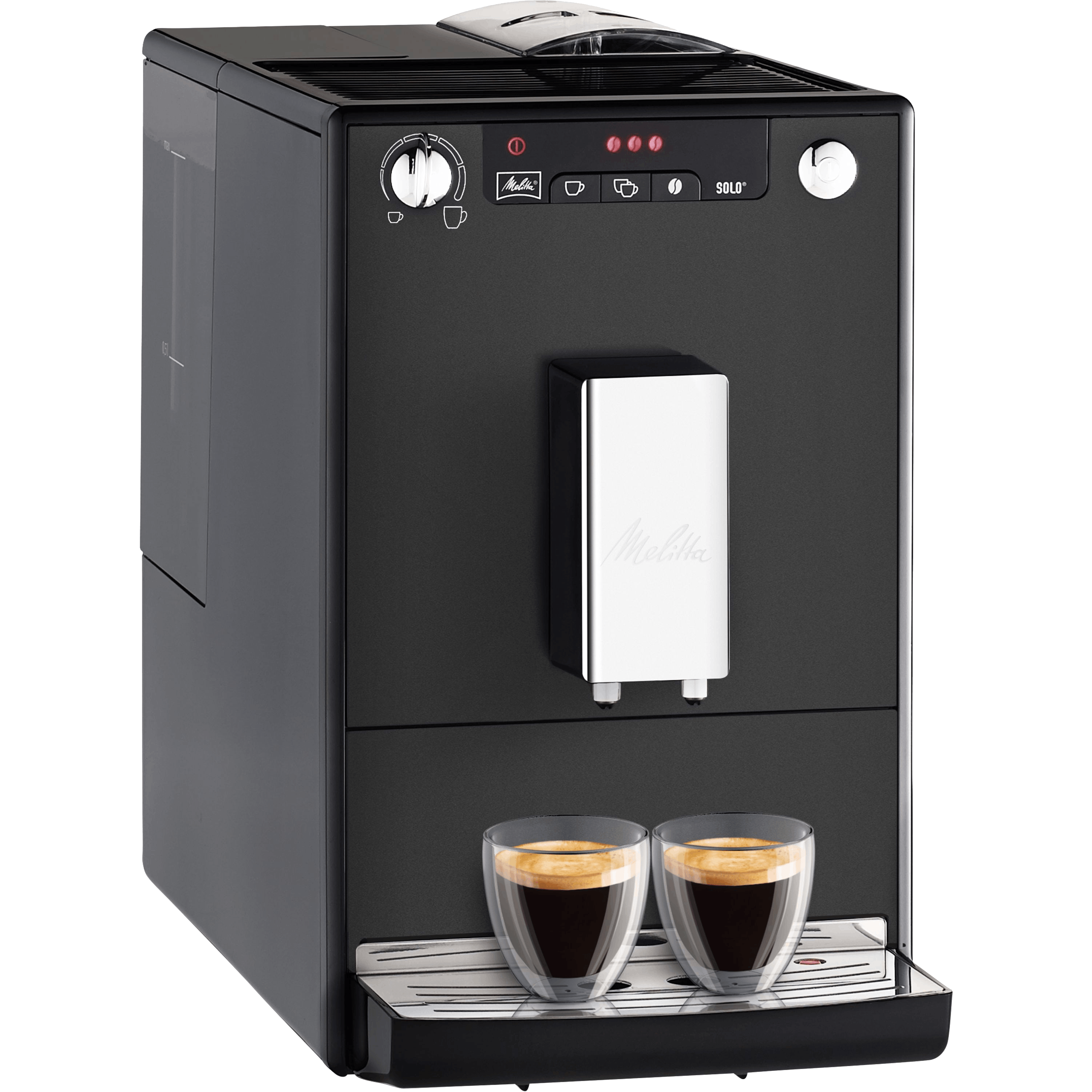מכונת קפה אוטומטית Melitta Caffeo Solo Frosted Black - צבע שחור שנה אחריות ע