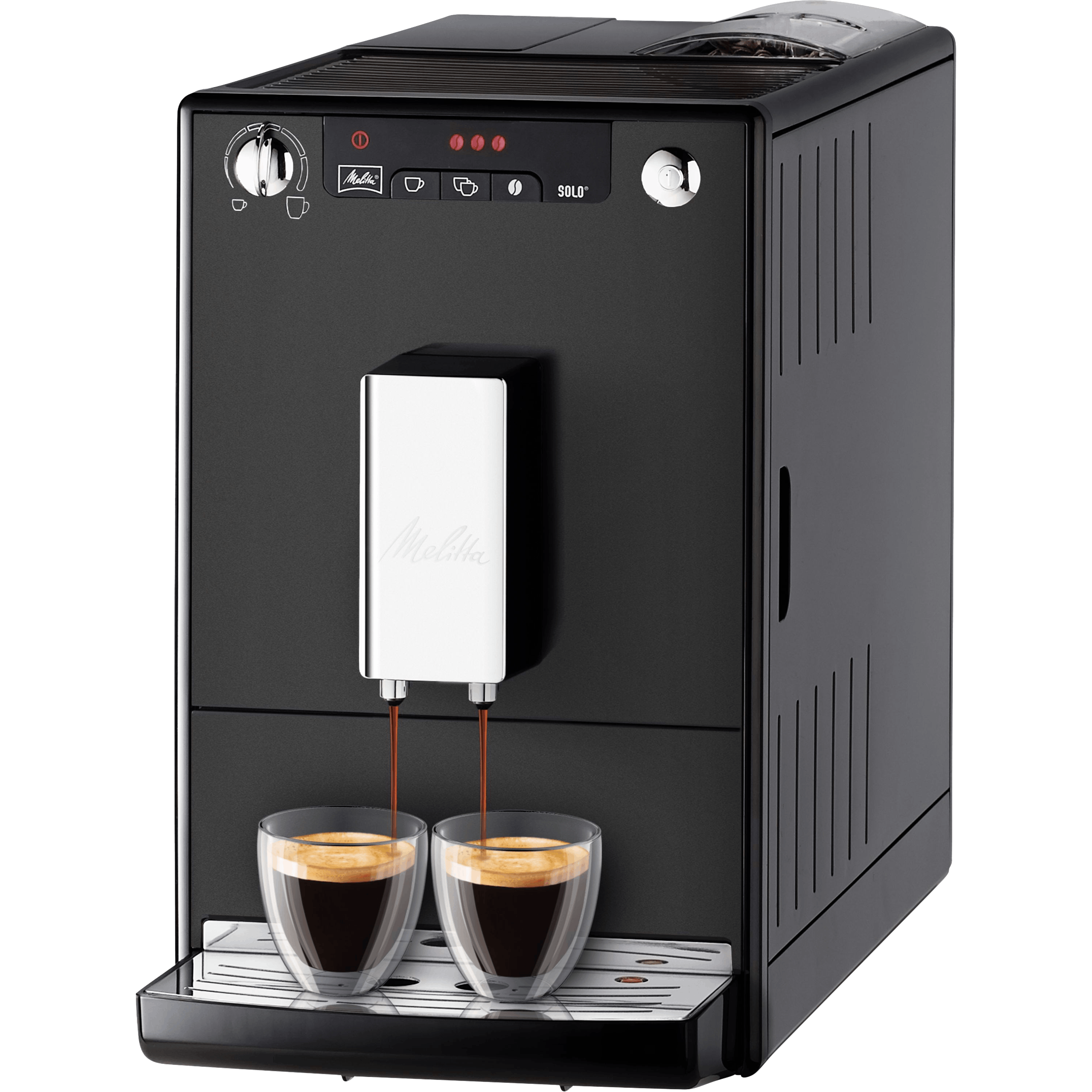 מכונת קפה אוטומטית Melitta Caffeo Solo Frosted Black - צבע שחור שנה אחריות ע