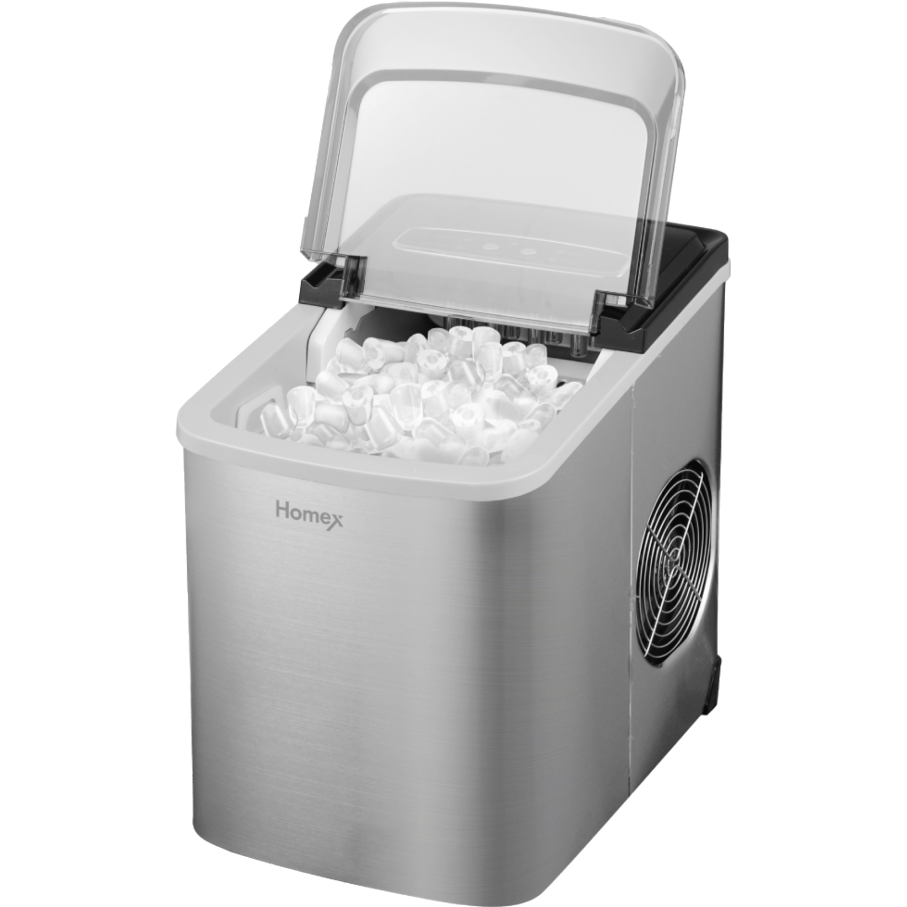 מכונת קרח נירוסטה 2.2 ליטר Homex HIM-360 - אחריות ע