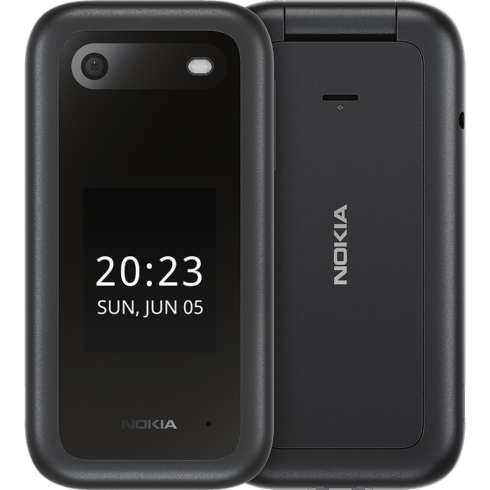 טלפון סלולרי Nokia 2660 Flip TA-1469 - צבע שחור שנה אחריות עי היבואן הרשמי