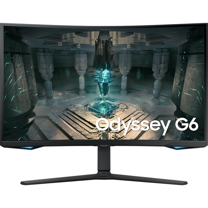 מסך מחשב גיימינג קעור 31.5'' Samsung Odyssey G6 S32BG650EM WQHD VA 240Hz FreeSync Premium Pro 1ms - צבע שחור שלוש שנות אחריות עי היבואן הרשמי