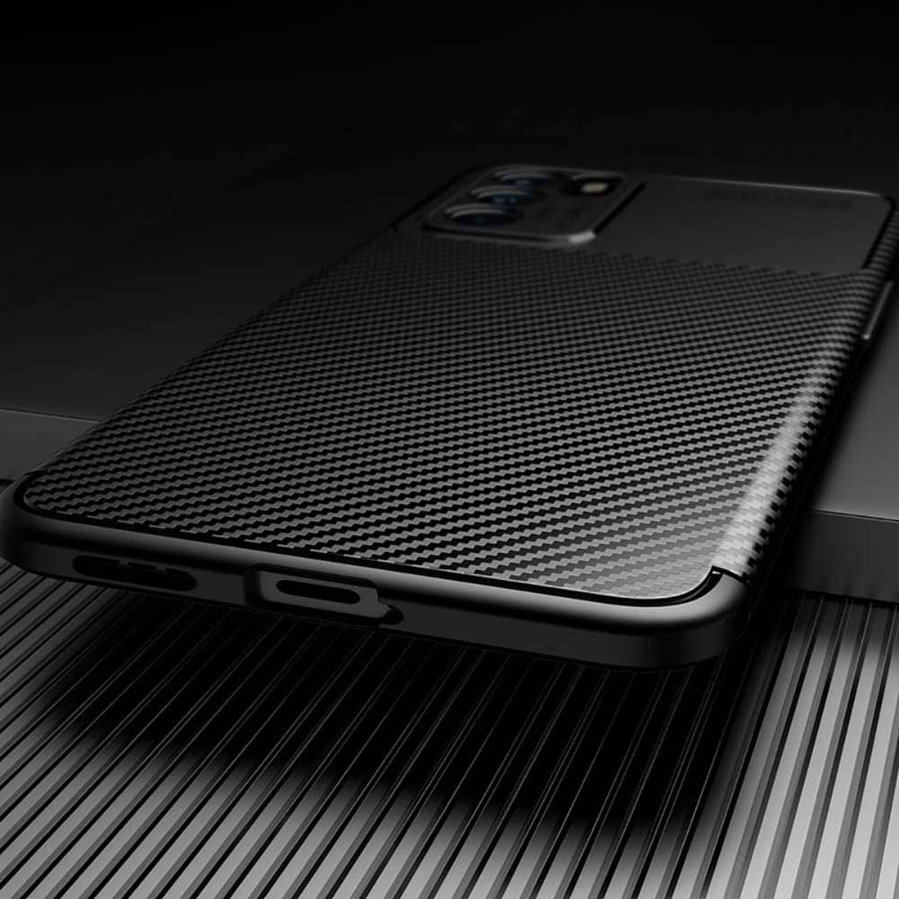 כיסוי Fashion Case Carbon Fiber Case למכשיר Oppo Reno 6 5G