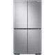 מקרר 4 דלתות מקפיא תחתון 664 ליטר Samsung RF60C7012SL Inverter עם פונקציית שבת - גימור נירוסטה אחריות ע"י היבואן הרשמי