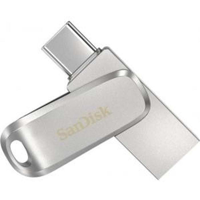 דיסק קון קי בנפח SanDisk Ultra® Dual Drive Luxe USB Type-C 128GB - חמש שנות אחריות עי היבואן הרשמי 