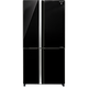 מקרר 4 דלתות 611 ליטר מקפיא תחתון Sharp SJ-8841BK Inverter - גימור זכוכית שחורה אחריות ע"י היבואן הרשמי