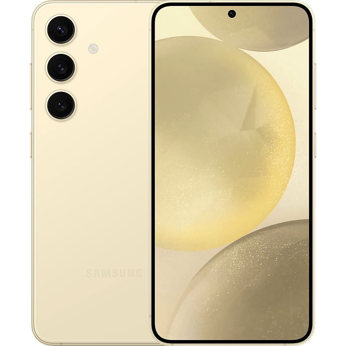 סמארטפון Samsung Galaxy S24 5G 128GB 8GB RAM SM-S921/DS - צבע צהוב ענבר שנה אחריות עי סאני היבואן הרשמי
