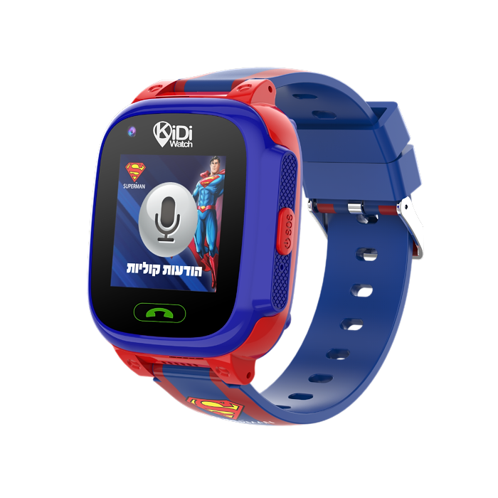 שעון חכם לילדים KidiWatch Watch G4 - צבע כחול שנה אחריות עי היבואן הרשמי