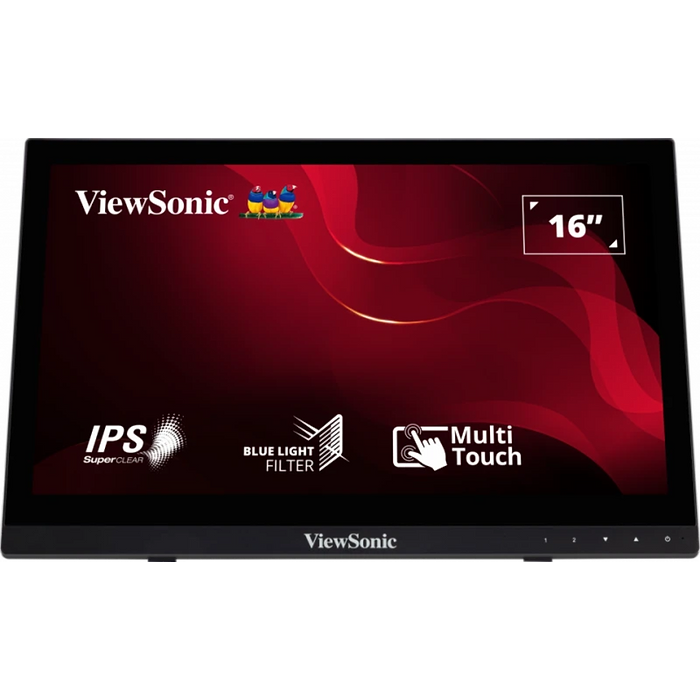 מסך מחשב נייד 16ViewSonic TD160-3 HD TN - צבע שחור שלוש שנות אחריות עי יבואן רישמי
