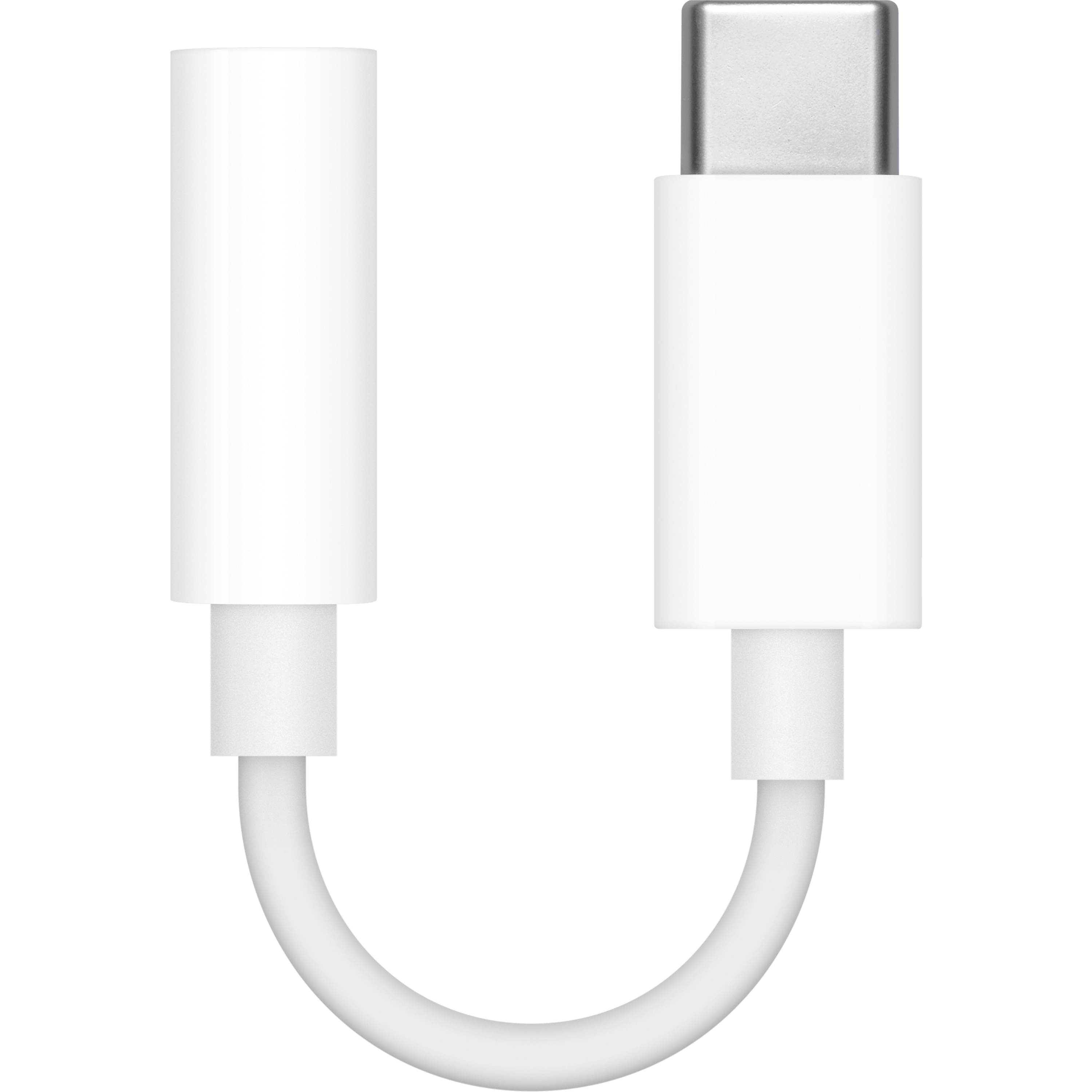 מתאם מקורי USB Type-C לחיבור 3.5 מ''מ מבית Apple - צבע לבן שנה אחריות ע