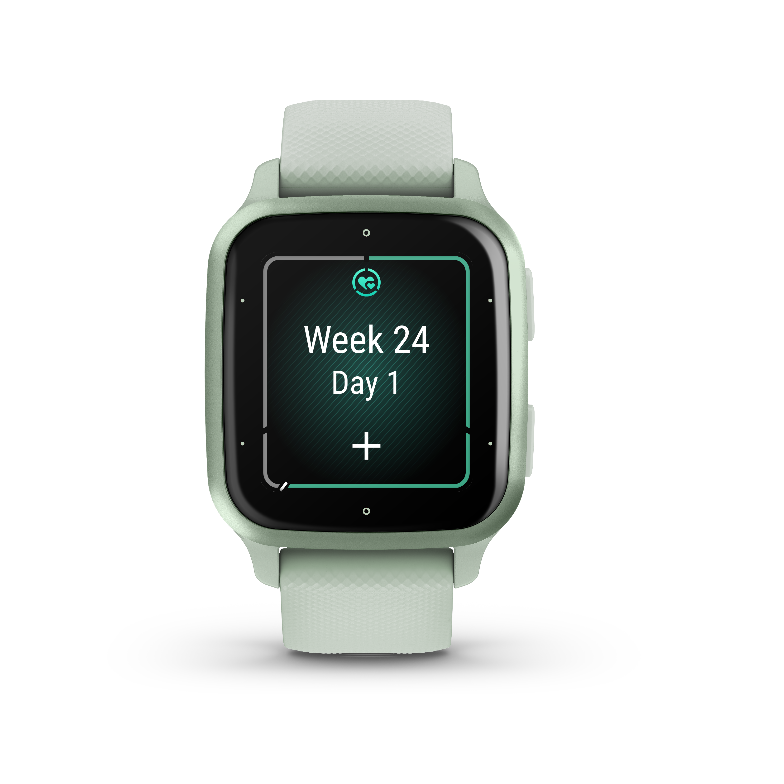שעון ספורט חכם Garmin Venu Sq 2 40mm - צבע ירוק מנטה שנתיים אחריות ע