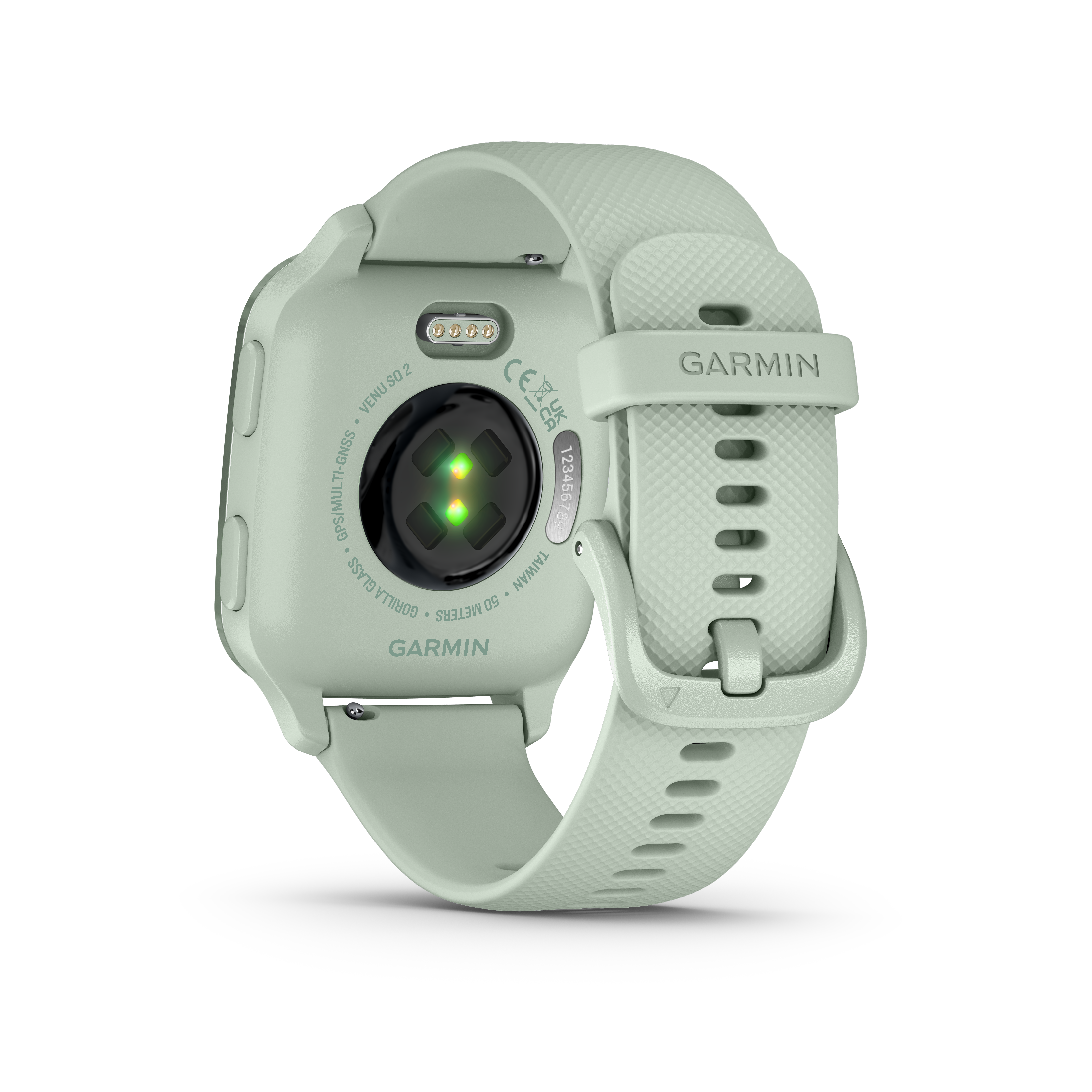 שעון ספורט חכם Garmin Venu Sq 2 40mm - צבע ירוק מנטה שנתיים אחריות ע