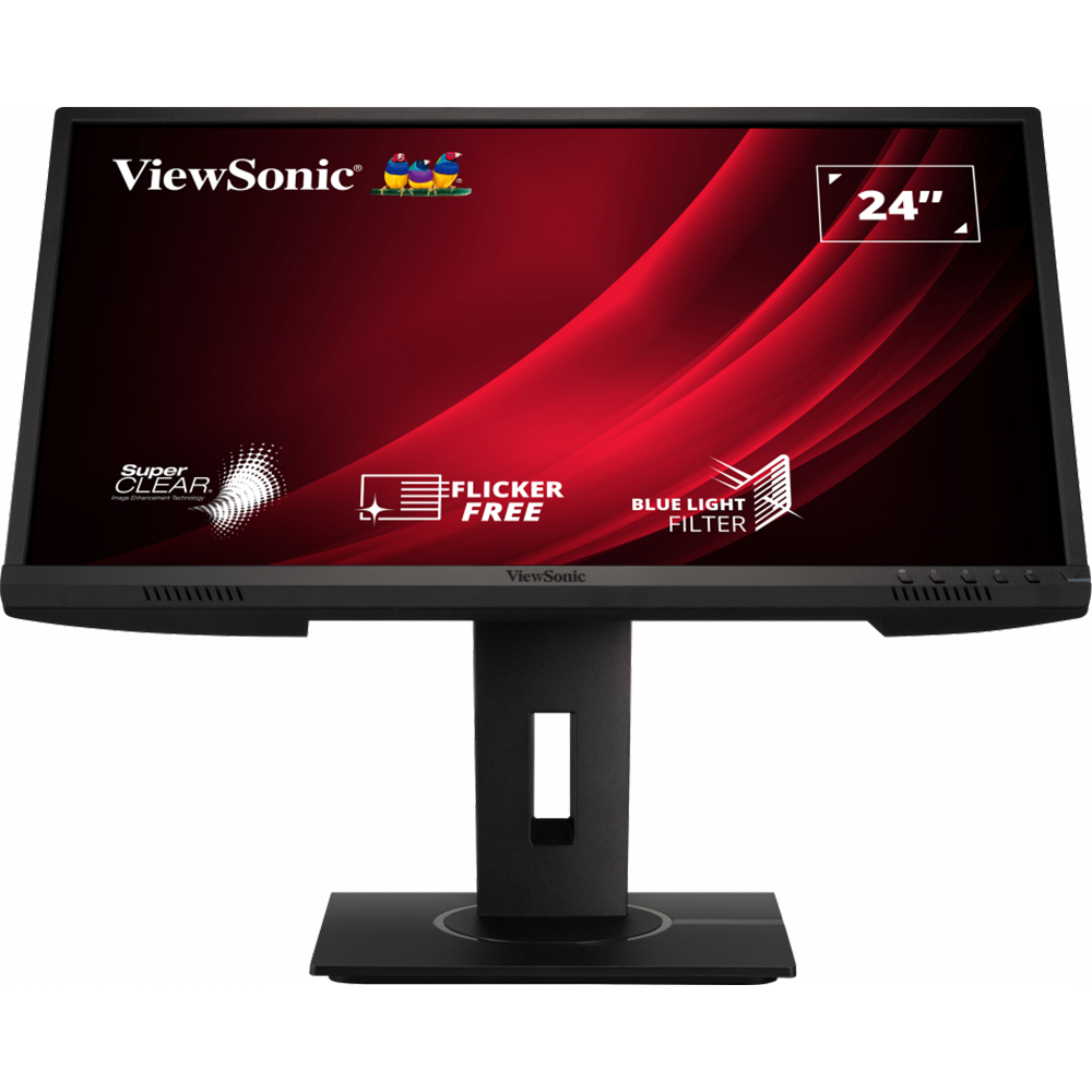 מסך מחשב 24'' ViewSonic VG2440 VA FHD - צבע שחור שלוש שנות אחריות ע
