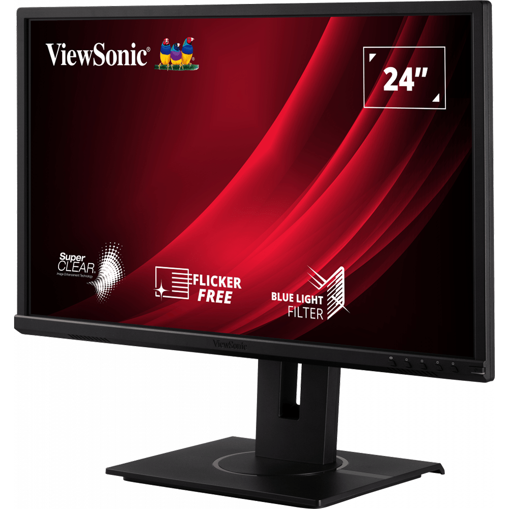 מסך מחשב 24'' ViewSonic VG2440 VA FHD - צבע שחור שלוש שנות אחריות ע