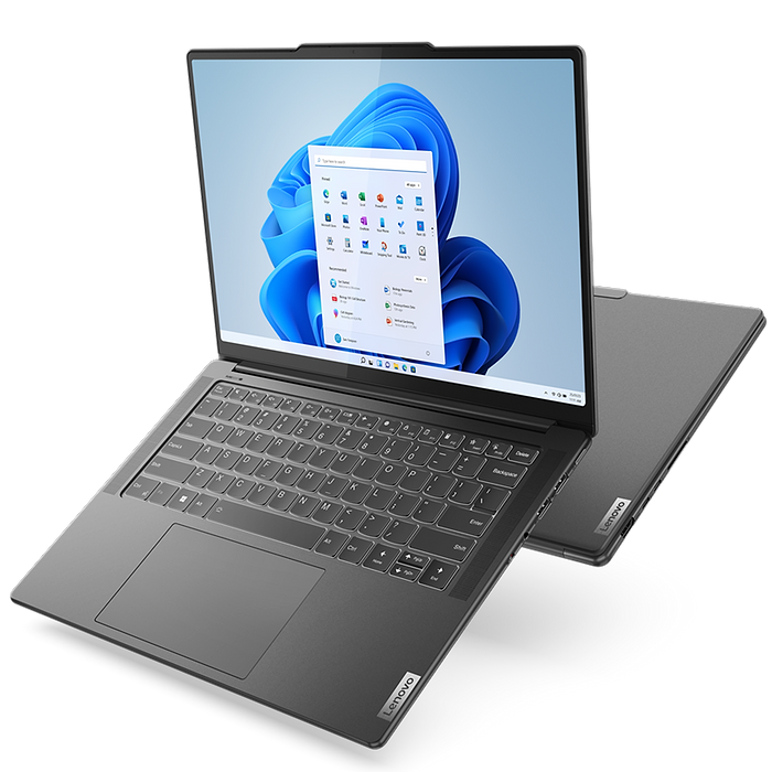 מחשב נייד עם מסך מגע Lenovo Yoga Pro 9 14IRP8 - 83BU003LIV - Core i7-13750H RTX 4050 1TB SSD 32GB RAM Windows 11 - צבע אפור שלוש שנות אחריות ע"י היבואן הרשמי