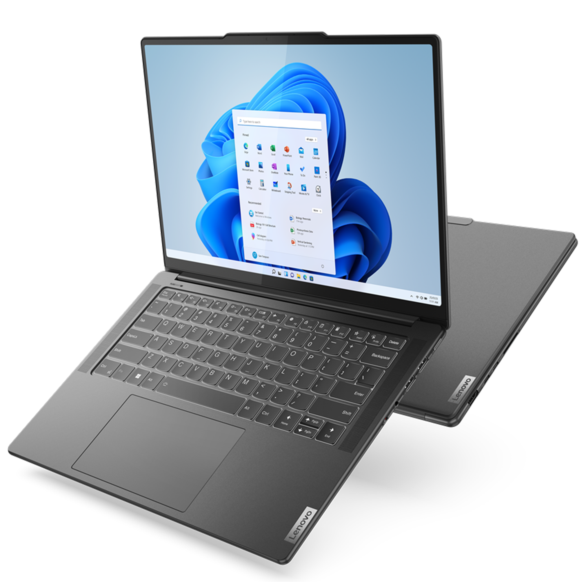 מחשב נייד עם מסך מגע Lenovo Yoga Pro 9 14IRP8 - 83BU003JIV - Core i9-13950H RTX 4070 1TB SSD 64GB RAM Windows 11 - צבע אפור שלוש שנות אחריות ע
